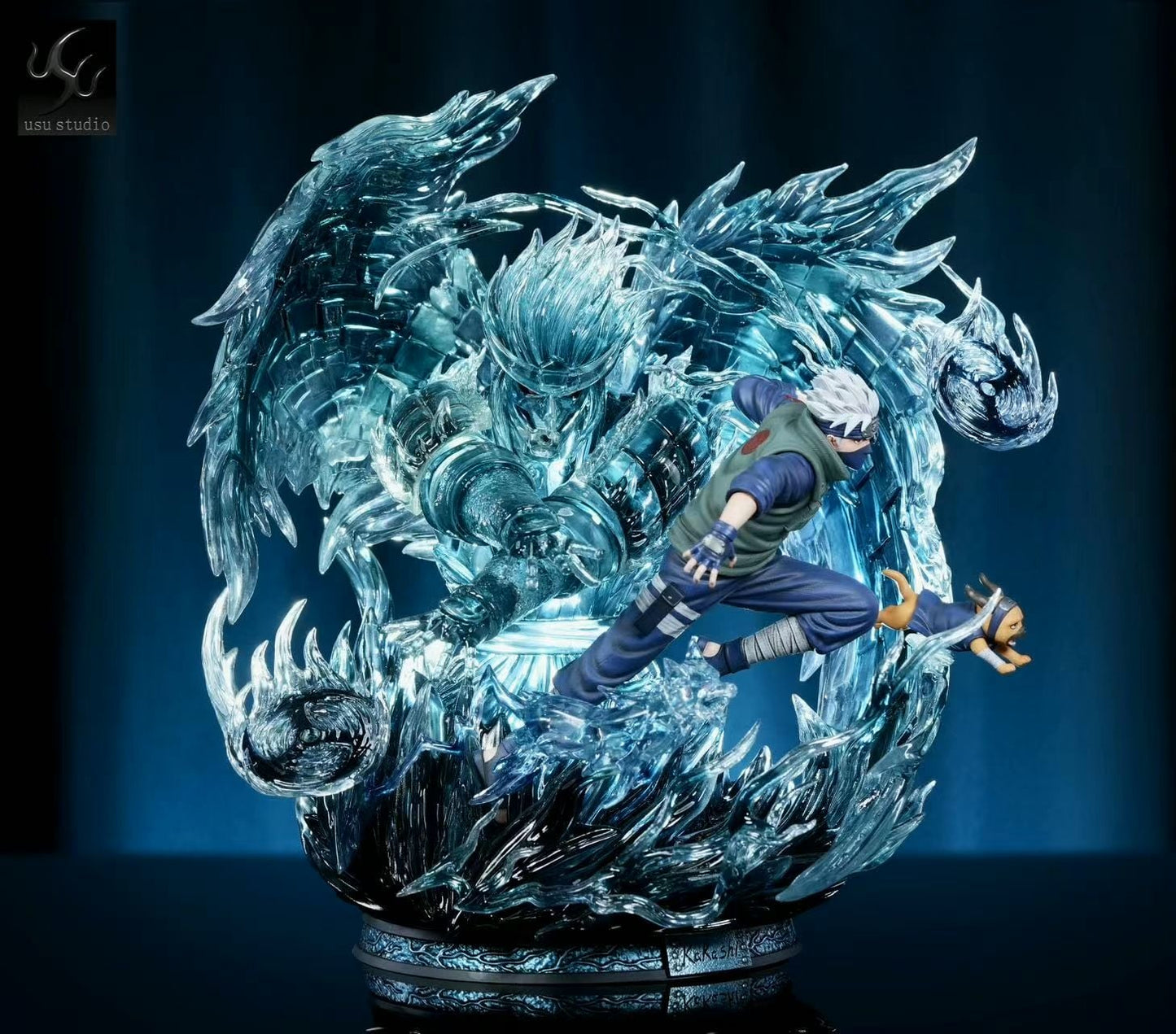 Naruto Kakashi Susanoo resin statue detail view