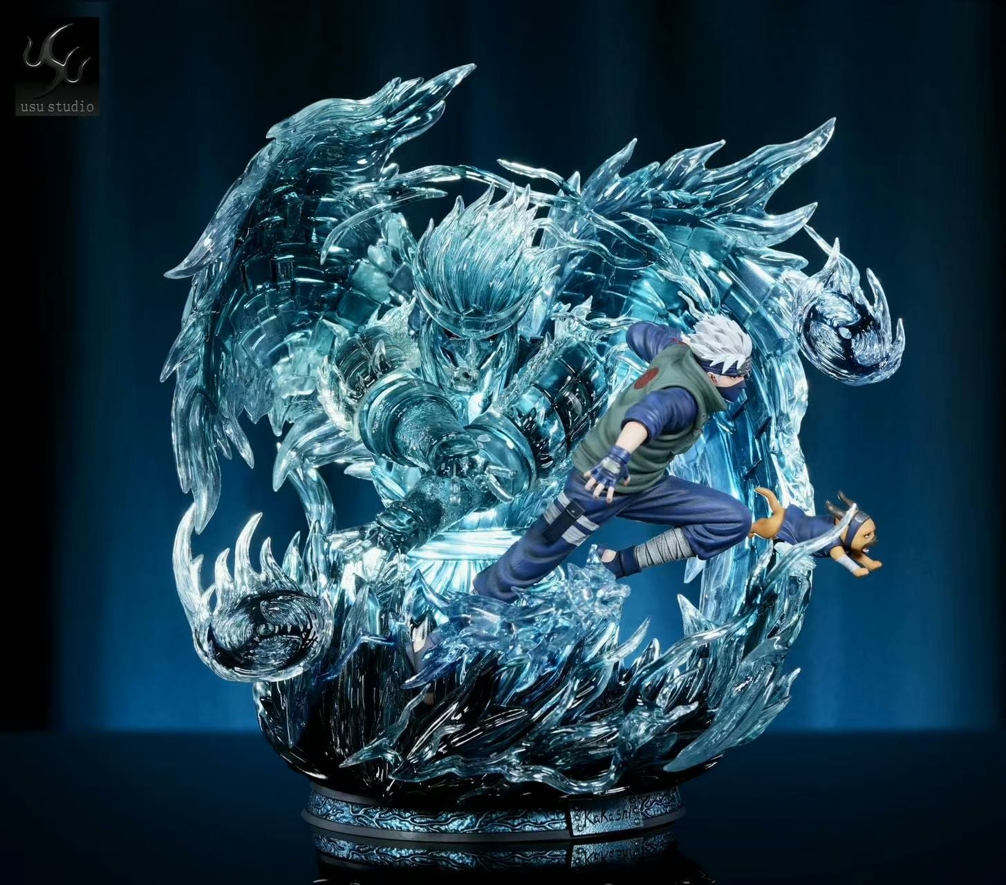 Naruto Kakashi Susanoo resin statue detail view