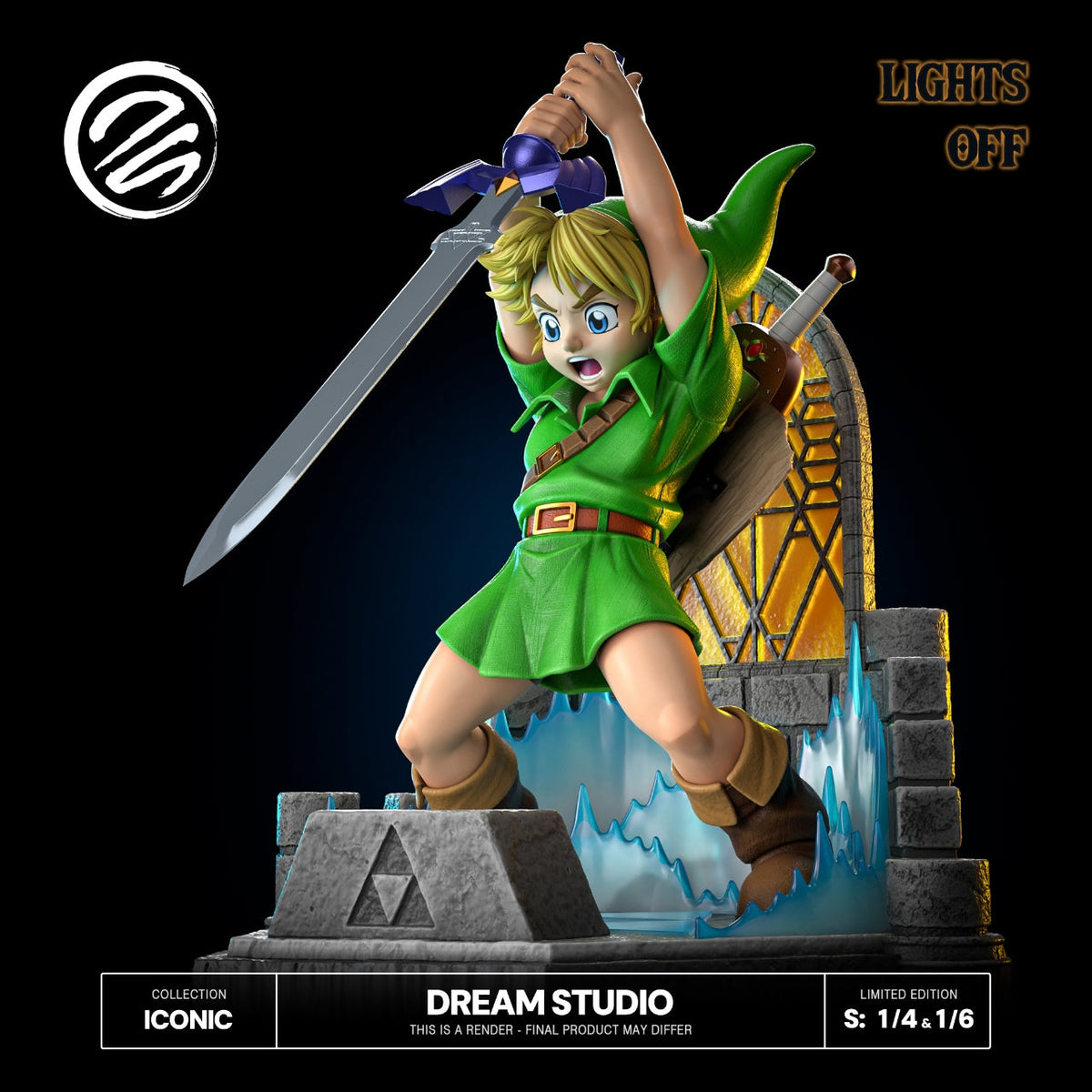 Dream Studio Link Pulling the Master Sword 1/6 resin statue