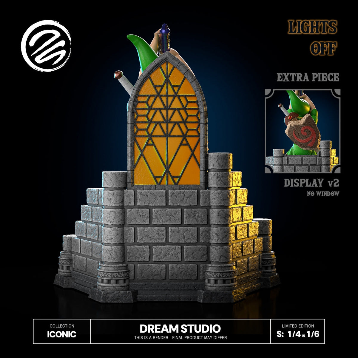 Dream Studio Link Pulling the Master Sword 1/6 resin statue