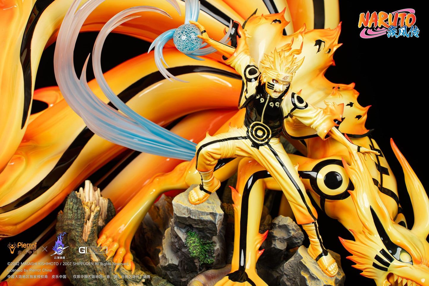 Pickstar Studios Naruto & Kurama 1/6 resin statue