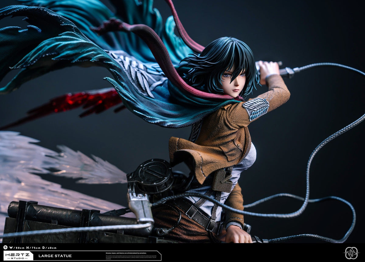 Mikasa figure close-up