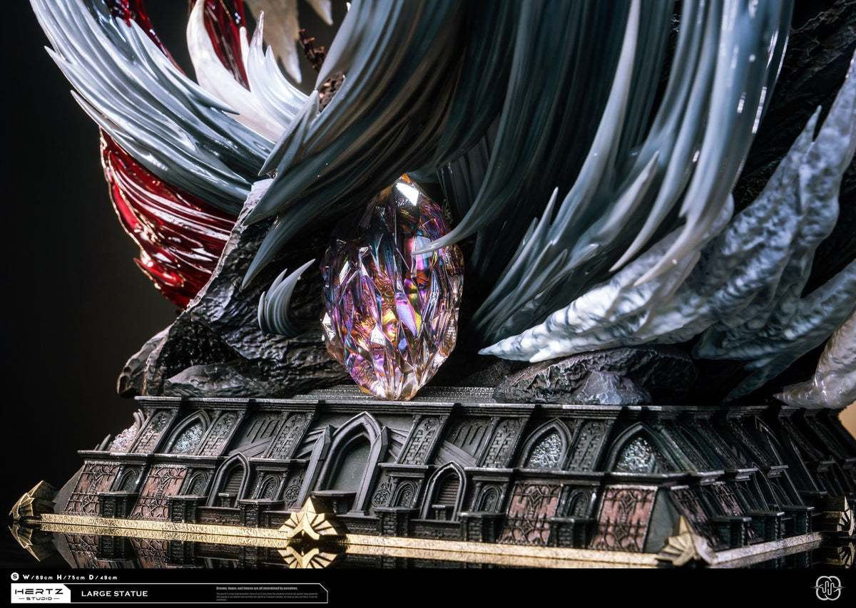 Ruined city base and crystal detail