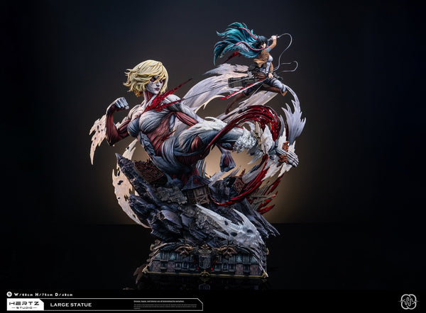 Attack on Titan - Hertz Studio Mikasa vs Female Titan