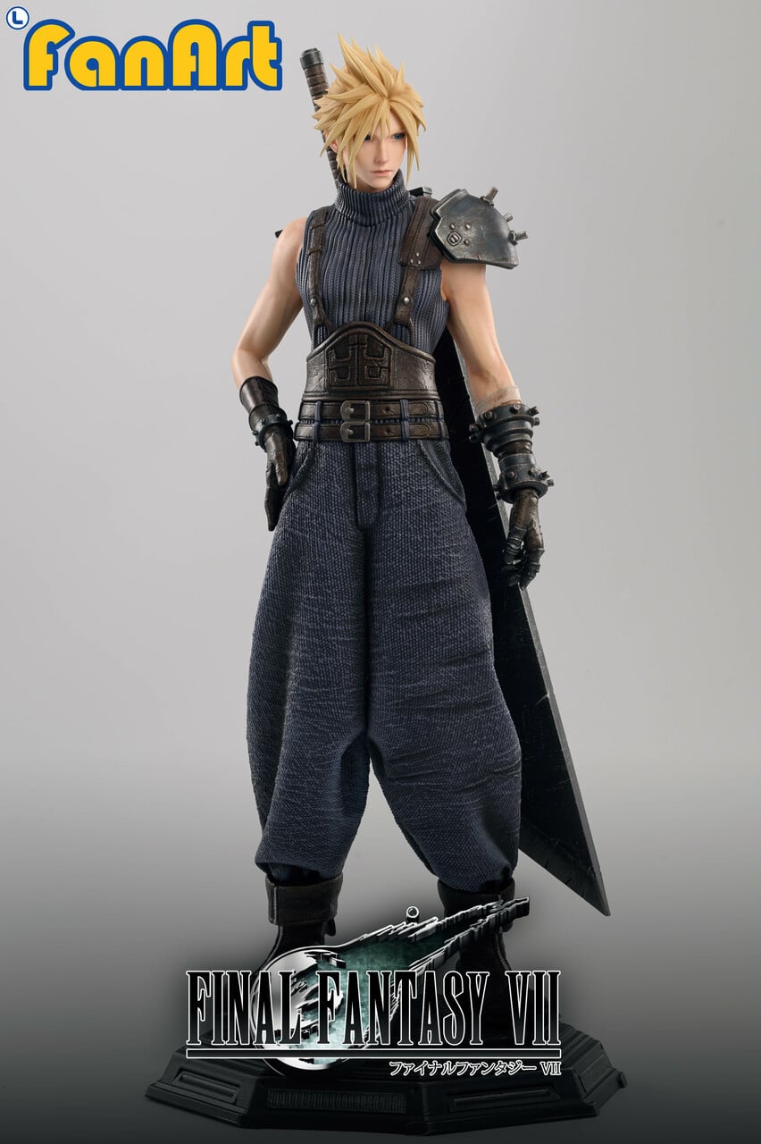 Fanart Studio Cloud Strife 1/3 statue front