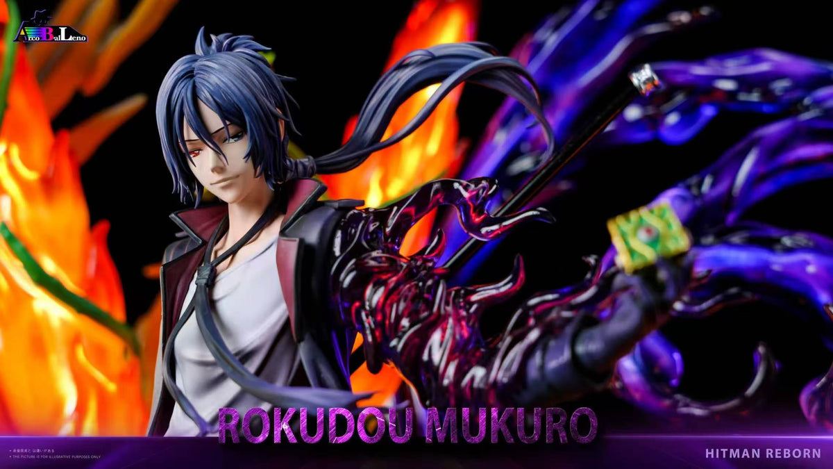 Mukuro Rokudo statue face and arm close up