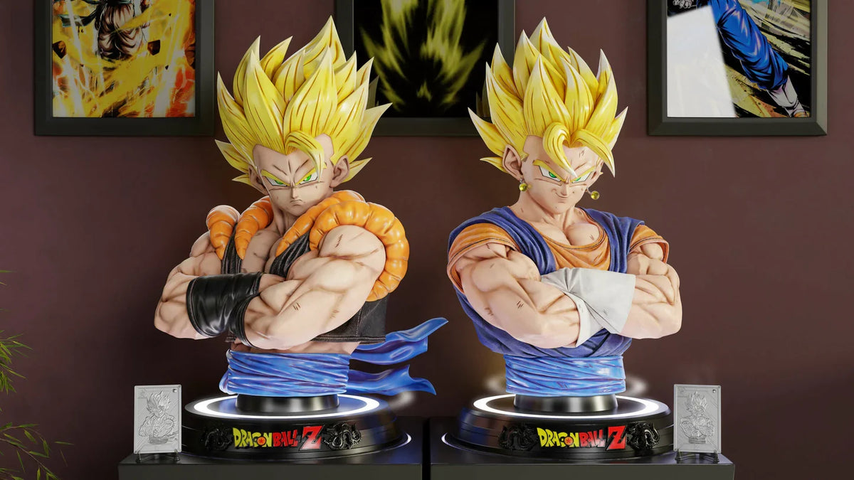 KDC Studio Vegito and Gogeta 1:1 busts pair