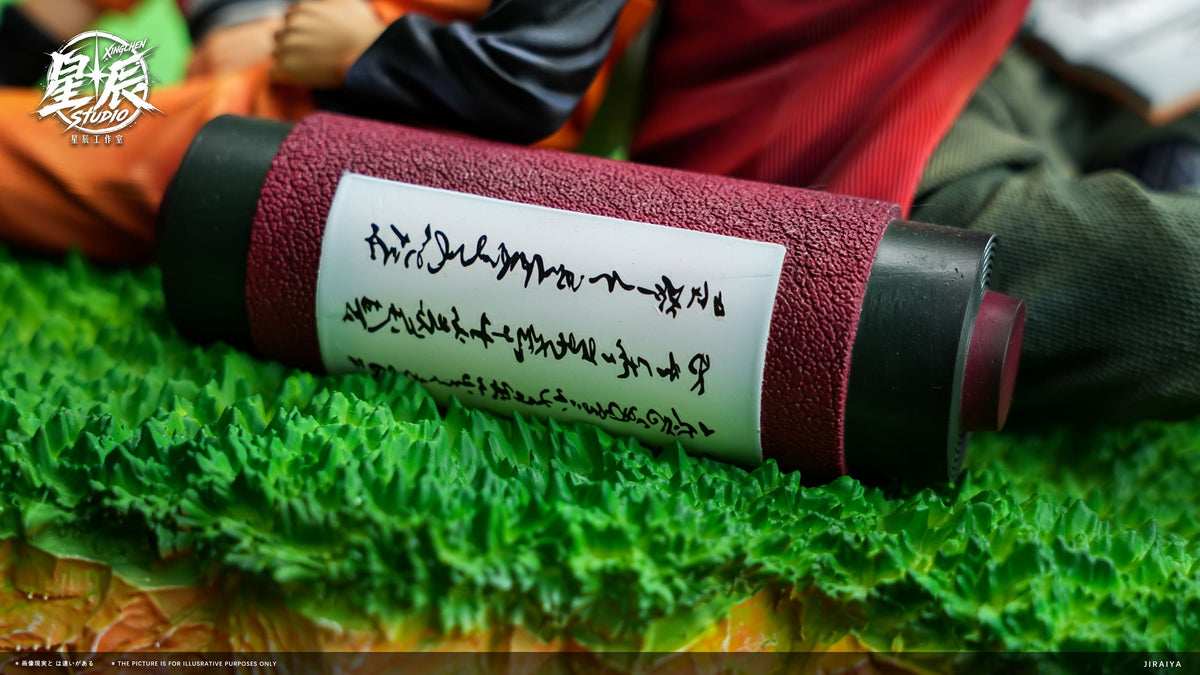 Naruto - Xing Chen Studio Jiraiya and Naruto 1/6 resin statue - detail shot - DaWeebStop