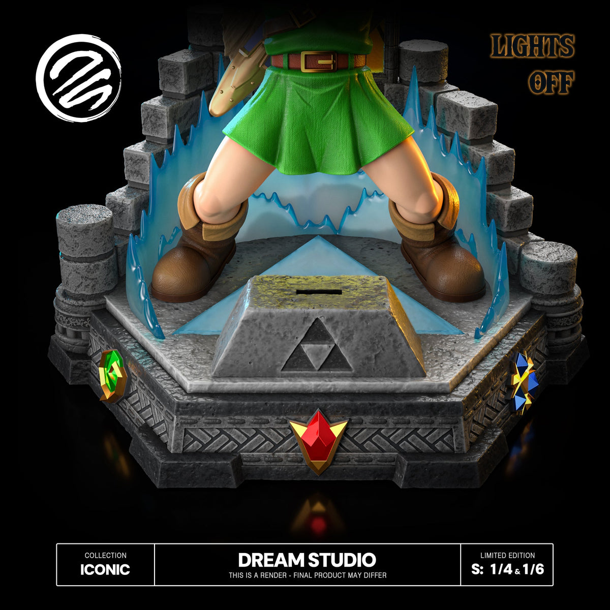 Dream Studio Link Pulling the Master Sword 1/6 resin statue