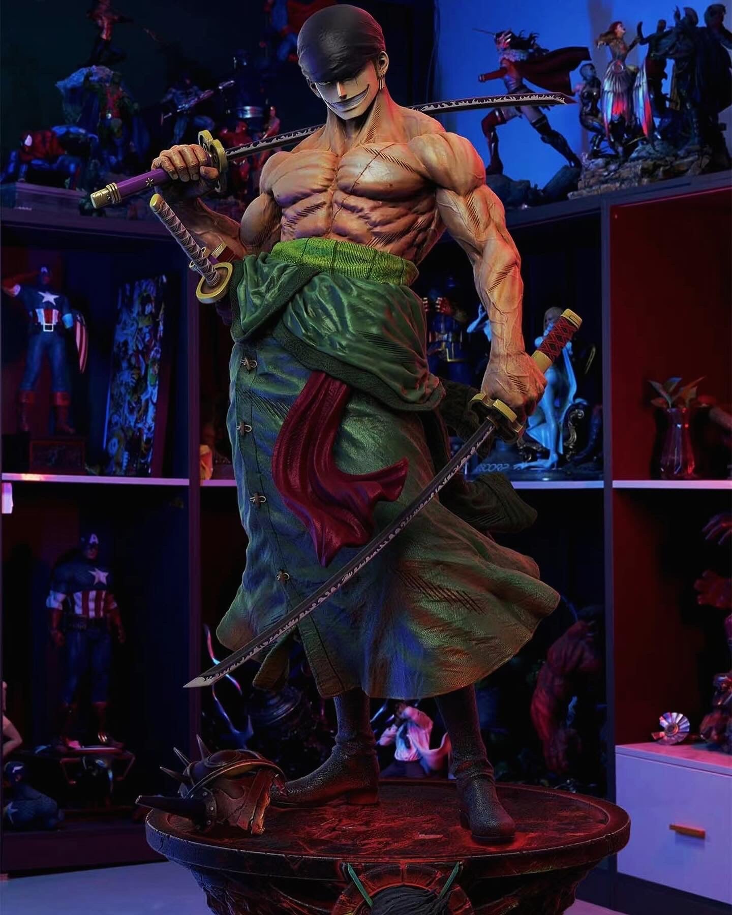 One Piece - Super Bomb Studio 1/1 Scale Zoro Statue