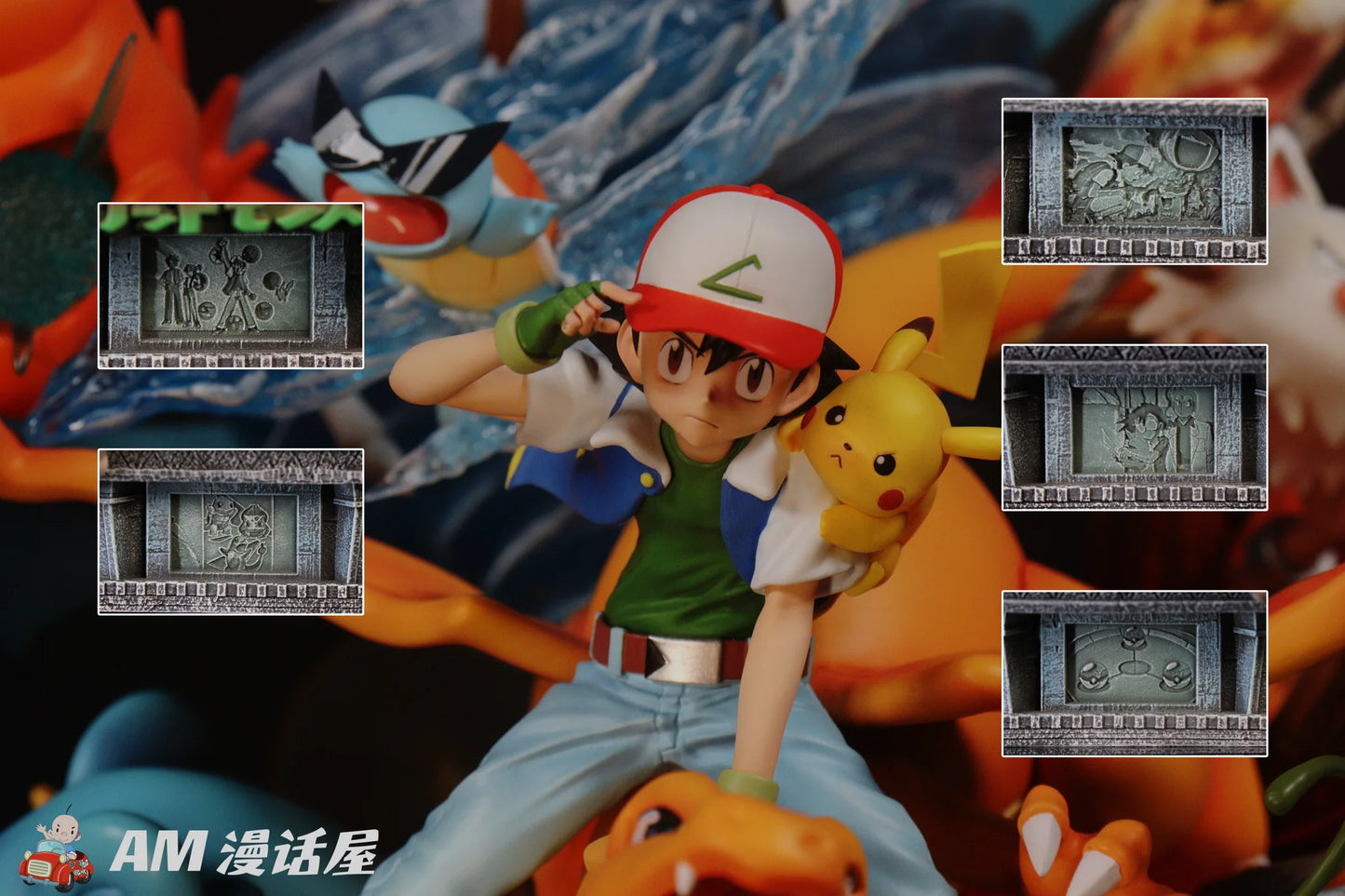 Pokemon -2. FIRST GENERATION ASH KETCHUM AM Studio