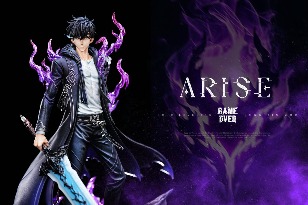 Solo Leveling Game Over Studio Sung Jin Woo 1/6 LED resin statue - image 7