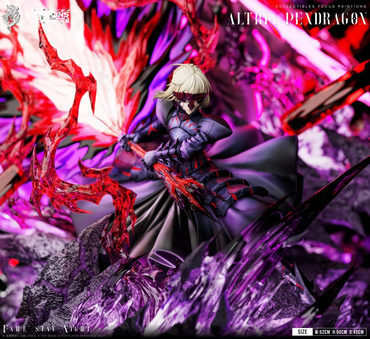 Fate Stay Night LueYing × Demons Studio Altria Pendragon Black Saber