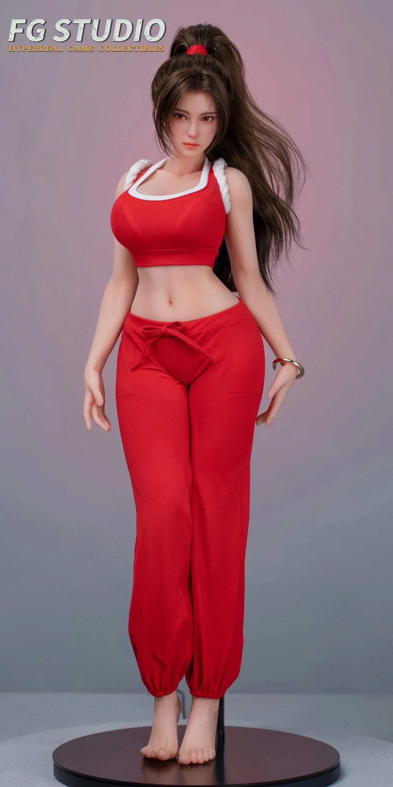 Mai Shiranui 1/3 silicone statue rear view