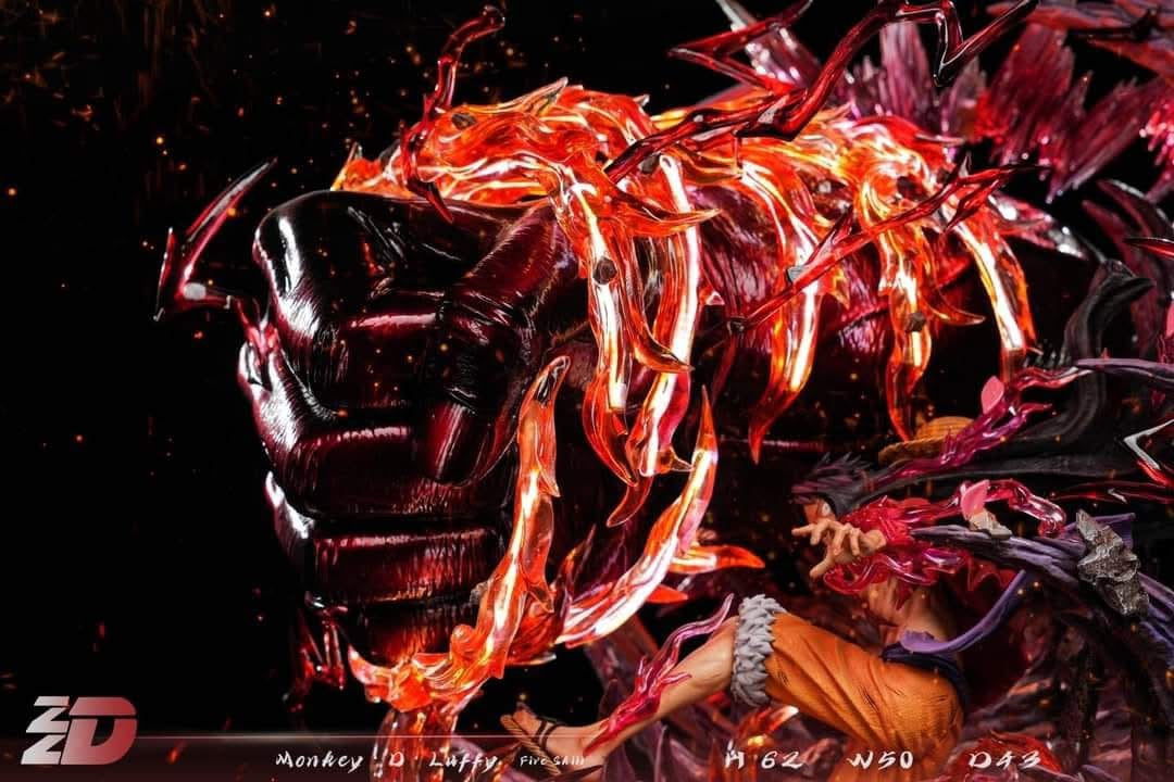 One Piece - ZZDD studio Red Roc Luffy with light effect