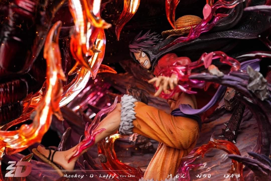 One Piece - ZZDD studio Red Roc Luffy with light effect