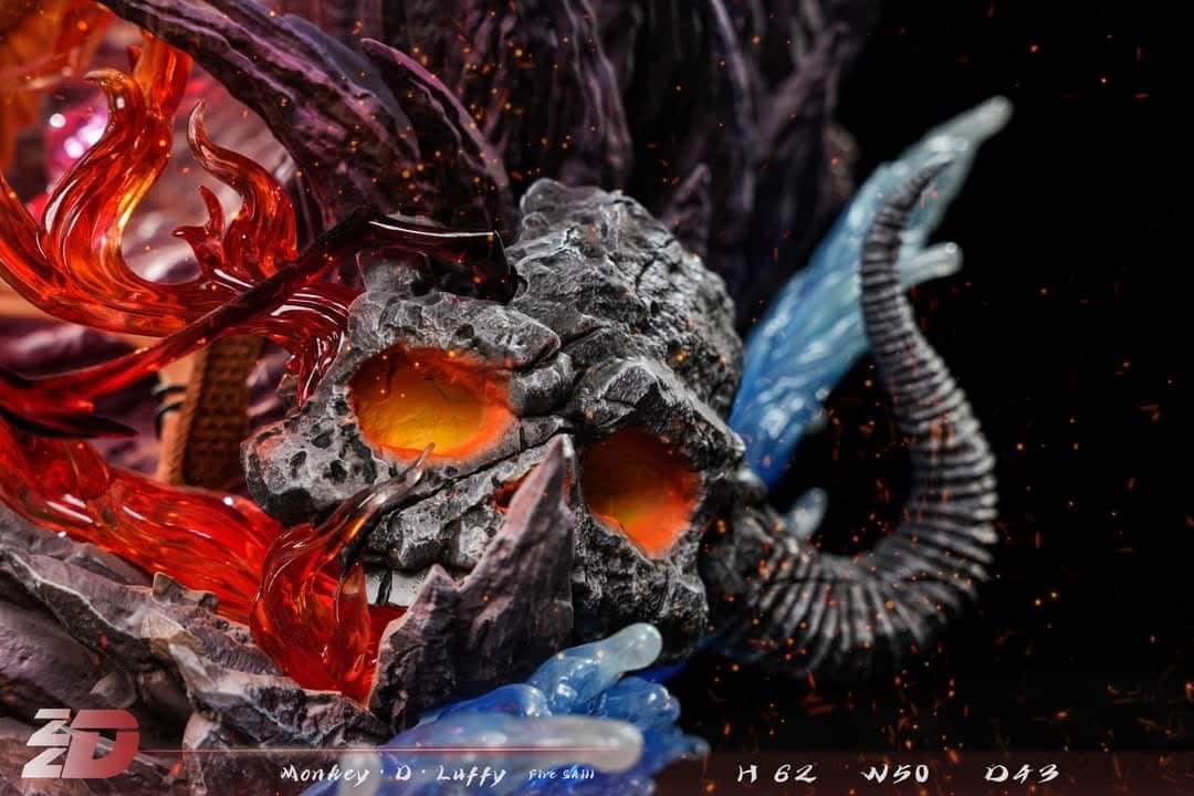 One Piece - ZZDD studio Red Roc Luffy with light effect