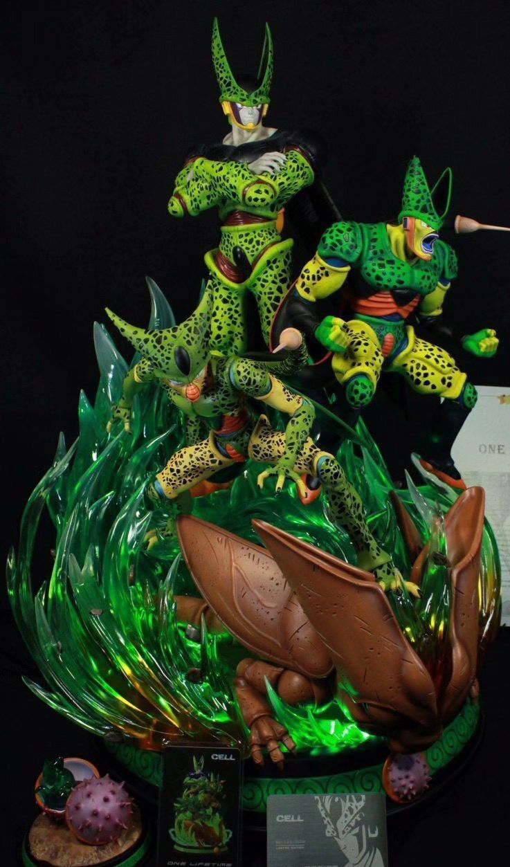 Dragon Ball - SHK - The Evolution of Cell Resin Statue