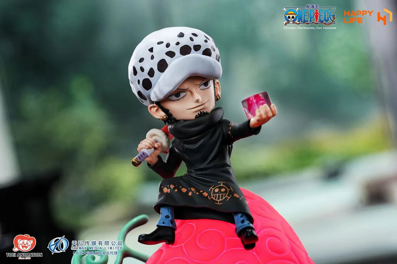 One Piece -  HAPPY LIFE Studio Devil Fruit Series Trafalgar Law Voice-Activated Night Lamp (Licensed)