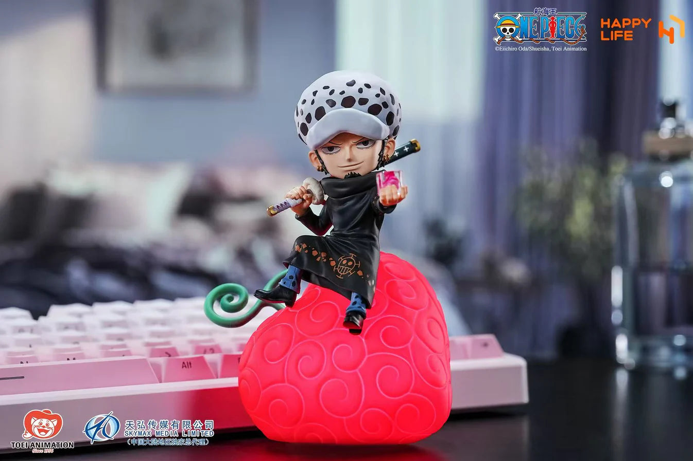One Piece -  HAPPY LIFE Studio Devil Fruit Series Trafalgar Law Voice-Activated Night Lamp (Licensed)