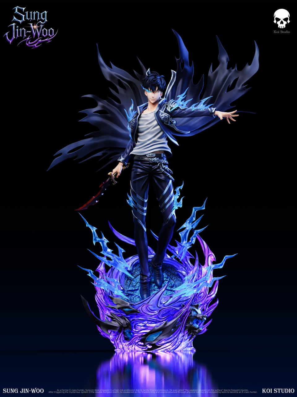 Solo Leveling KOI Studio Sung Jin Woo 1/6 LED resin statue - image 2