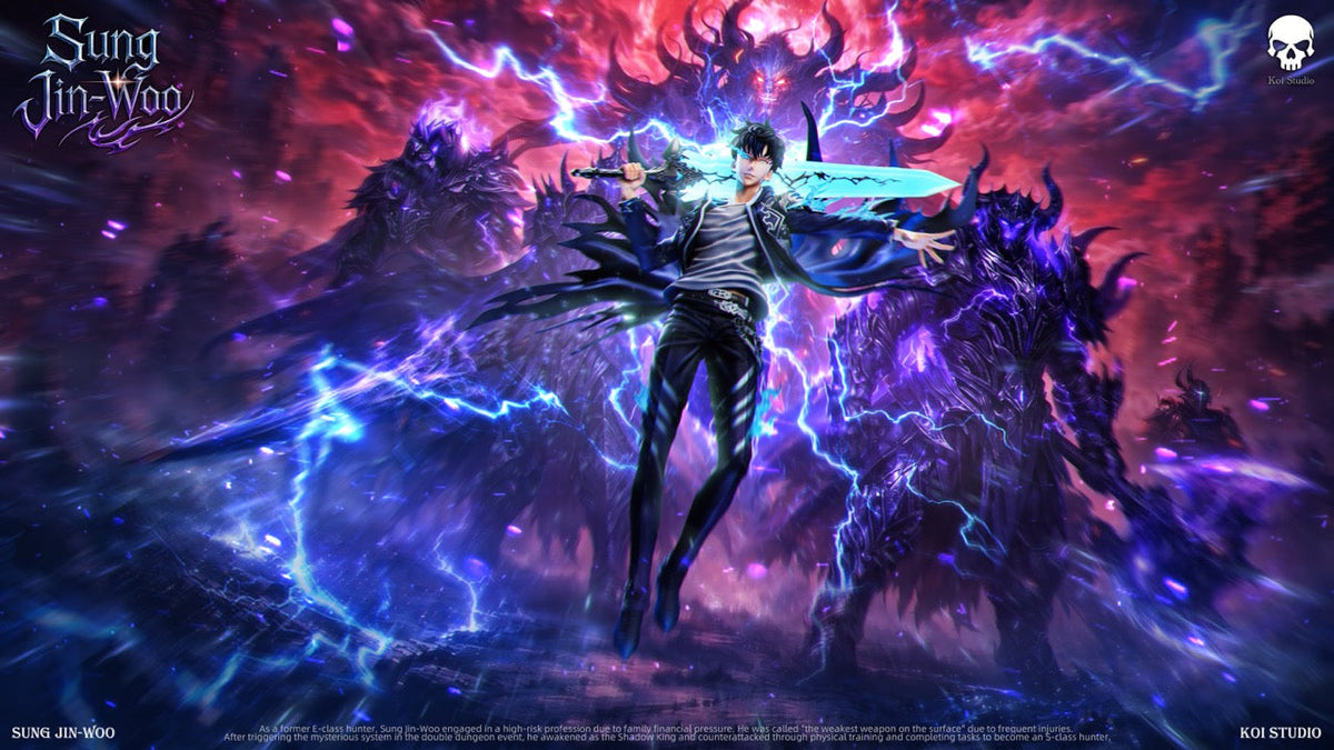 Solo Leveling KOI Studio Sung Jin Woo 1/6 LED resin statue - image 10
