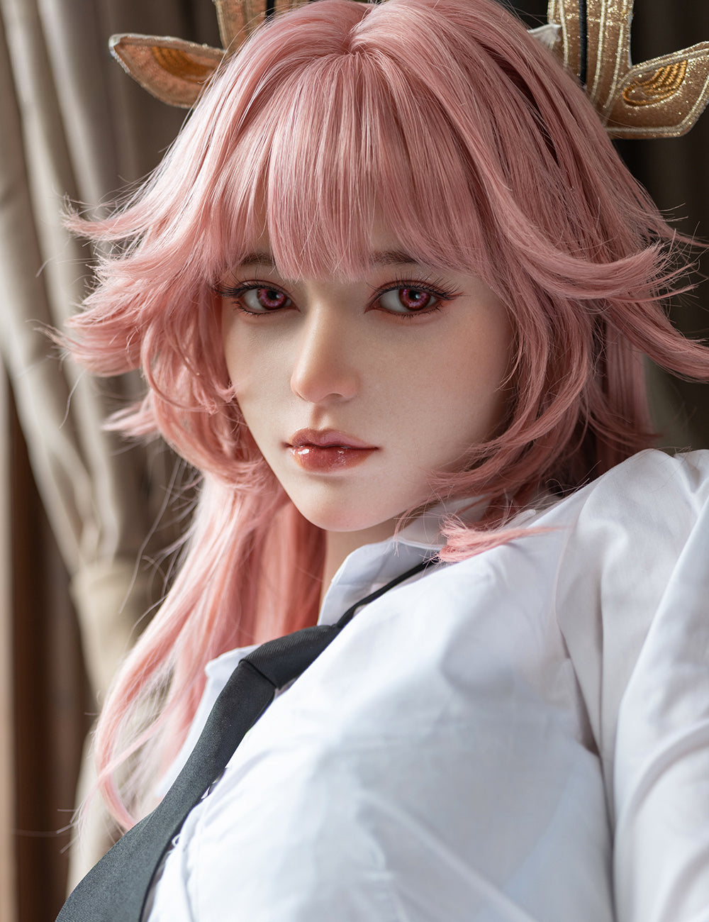 Miko silicone doll portrait