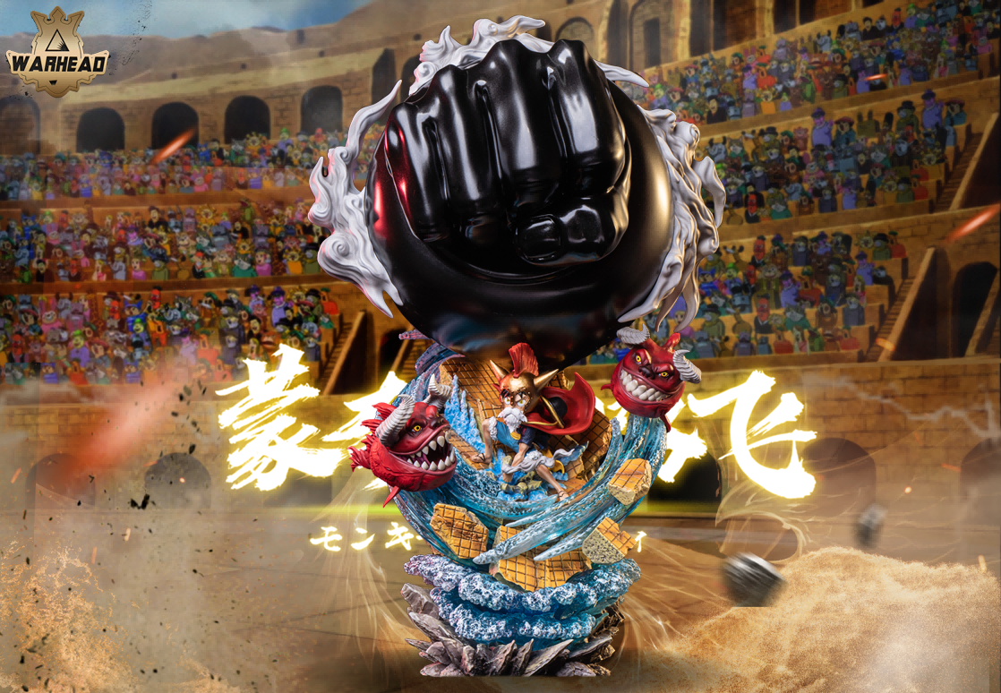 One Piece Warhead Studio Gear Third Elephant Gun Luffy resin statue - main view