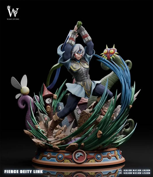 Wake Studio Fierce Deity Link LED resin statue