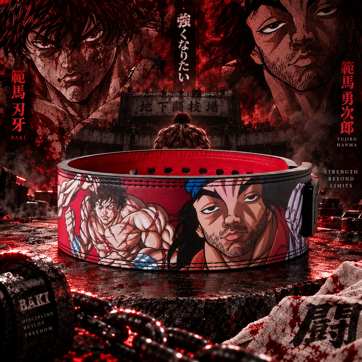Baki Yuichiro Hanma Training Belt