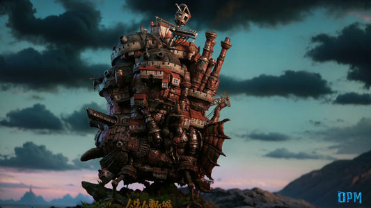 Studio Ghibli - OPM Studio Hayao Miyazaki Desktop 009 Moving Castle