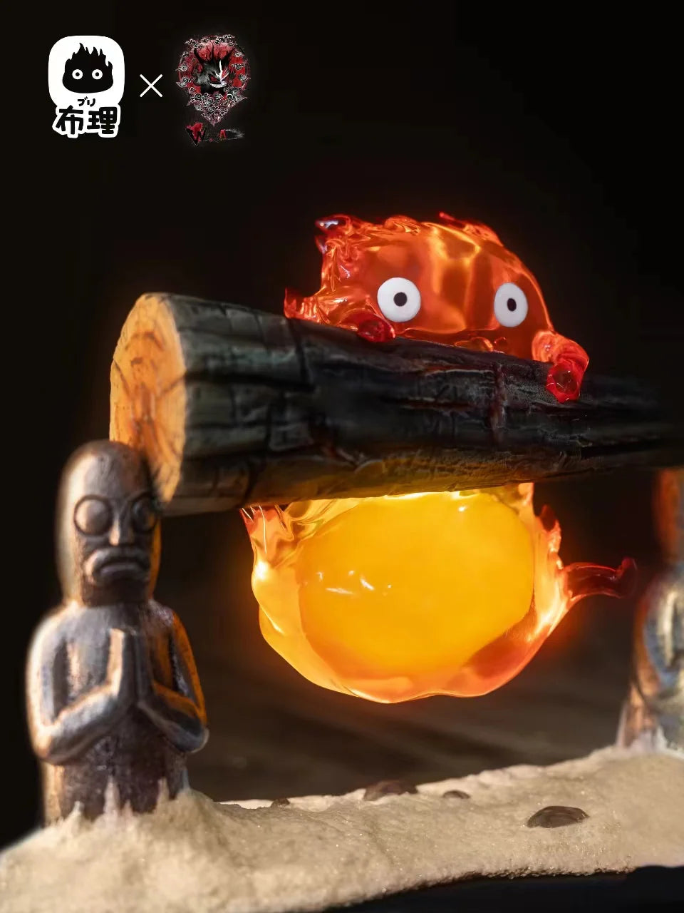 Studio Ghibli - Howls Moving Castle Buri x Weare A Design Studio Calcifer Resin Statue