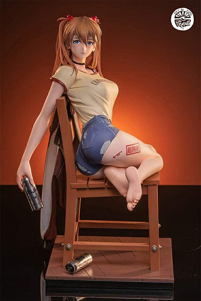 Evangelion Tipsy Asuka Resin Statue - Art of EDEN Studio