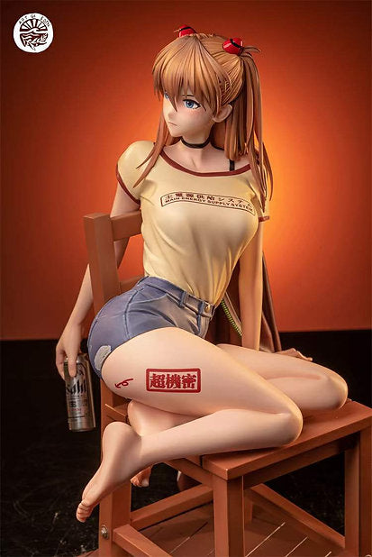 Evangelion Tipsy Asuka Resin Statue - Art of EDEN Studio