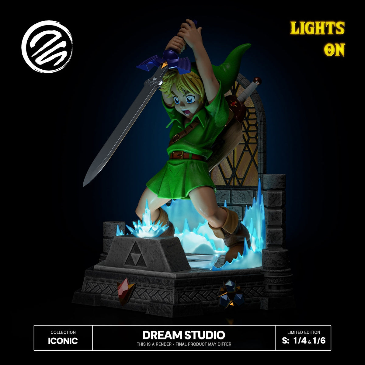 Dream Studio Link Pulling the Master Sword 1/6 resin statue