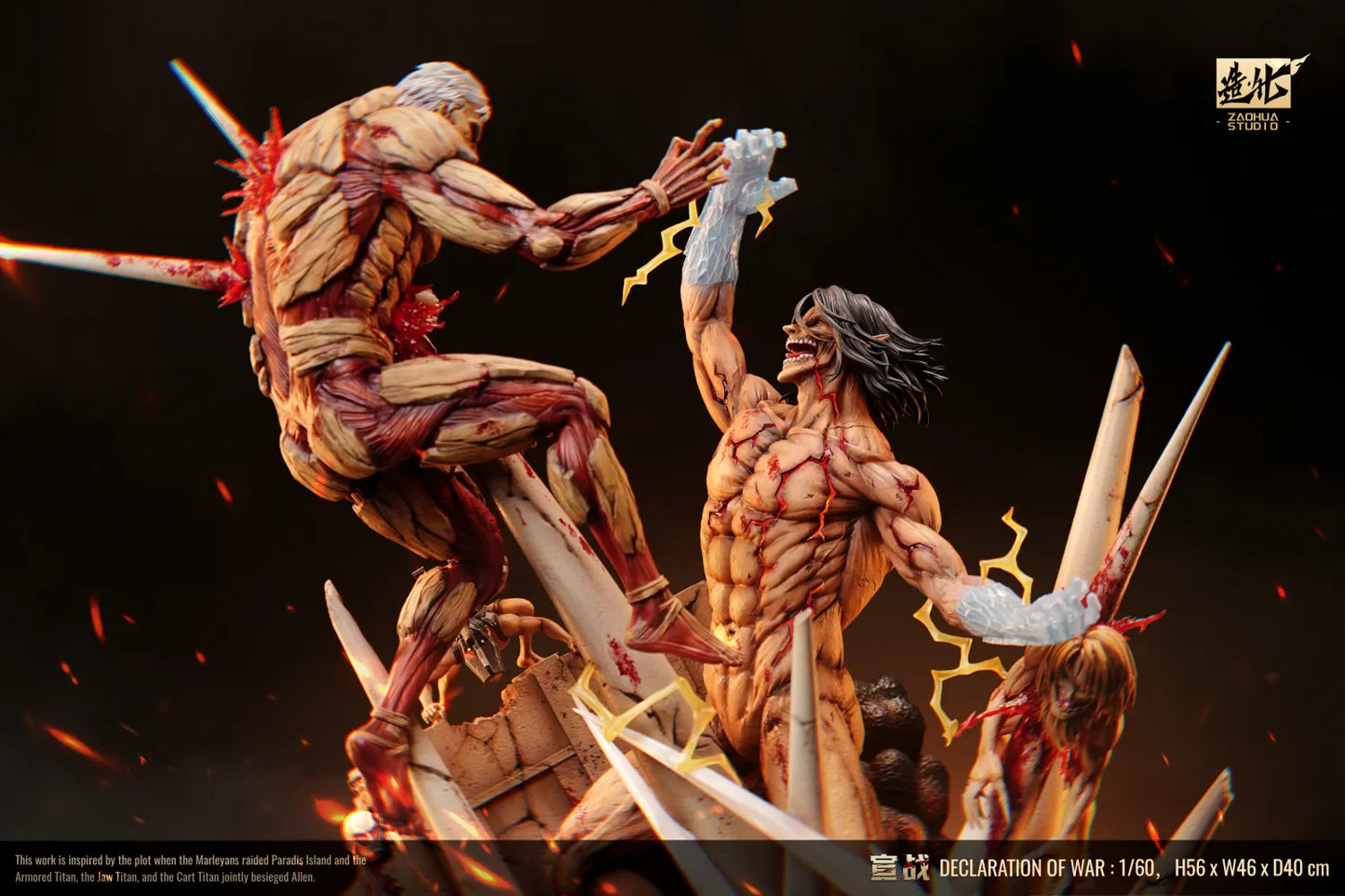 ATTACK ON TITAN - Eren VS Armored Titan by ZaoHua Studio