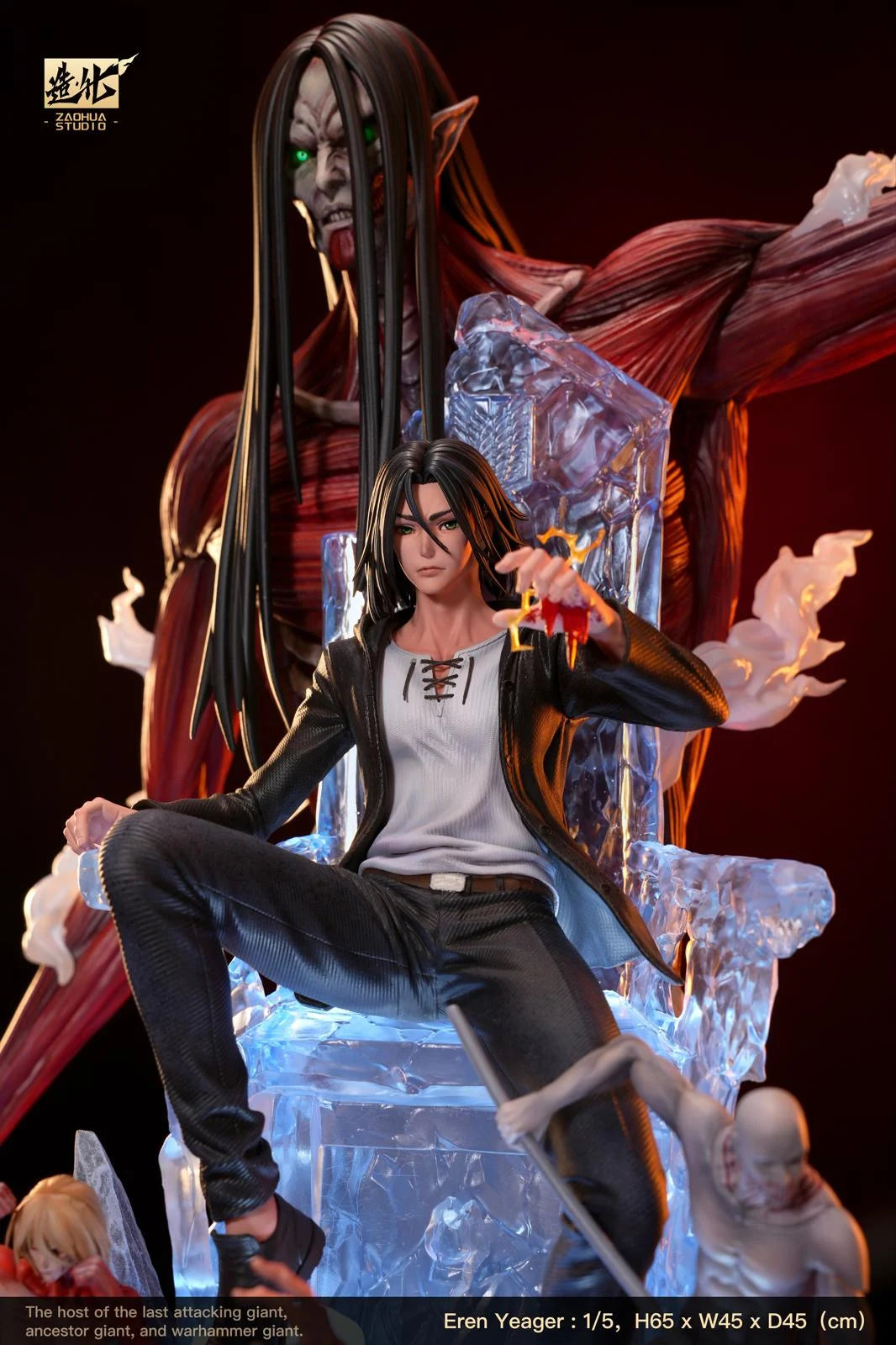 ATTACK ON TITAN - Eren Yeager on the Throne by ZaoHua Studio