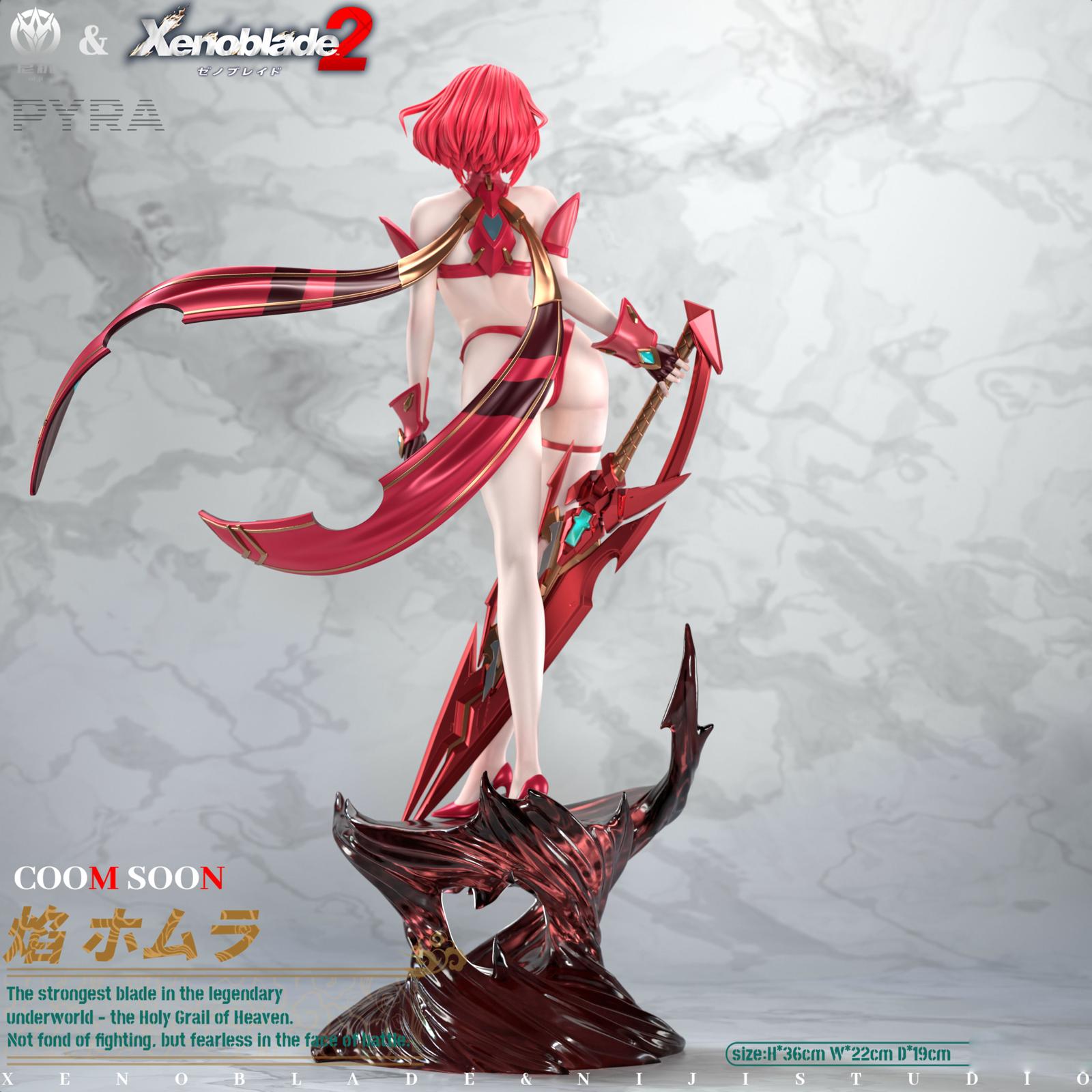 Xenoblade Chronicles 2 NiJi Studio Pyra resin statue - view