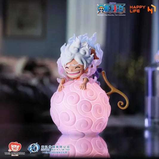 One Piece -  HAPPY LIFE Studio Devil Fruit Series LUFFY Gear5 Voice-Activated Night Lamp (Licensed)