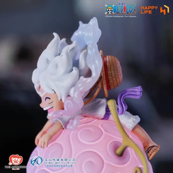 One Piece -  HAPPY LIFE Studio Devil Fruit Series LUFFY Gear5 Voice-Activated Night Lamp (Licensed)