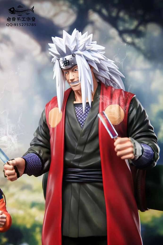 Naruto -Fish Bone Studio Jiraiya and Naruto