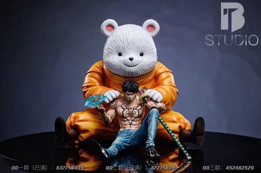 One Piece - Trafalgar D. Law and Bepo by BT Studio