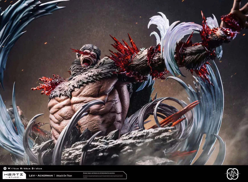 ATTACK ON TITAN - Hertz Studio Levi VS Beast Titan