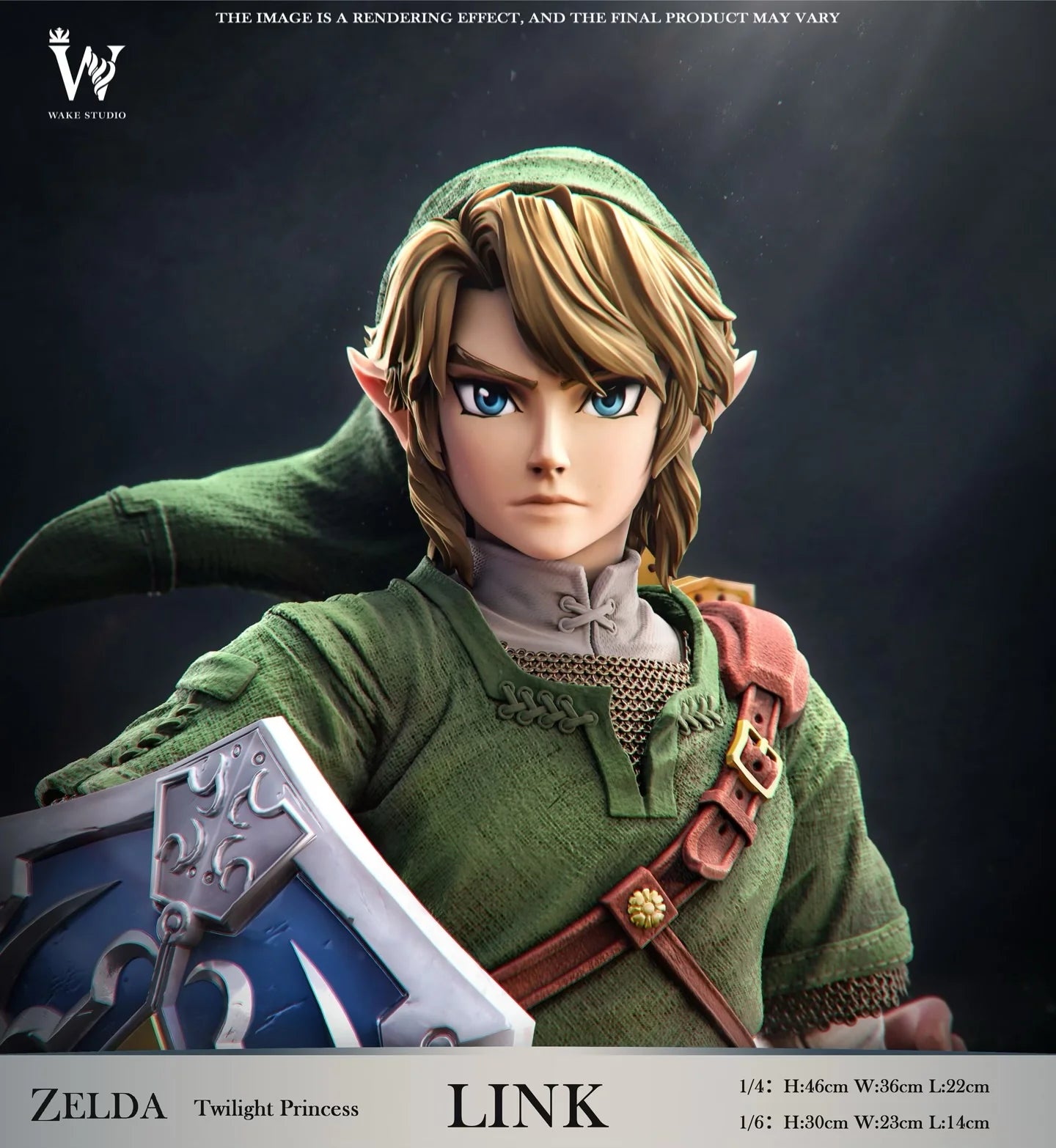 The Legend of Zelda - Wake Studio Twilight Princess Link Resin Statue