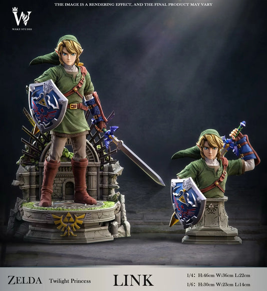 The Legend of Zelda - Wake Studio Twilight Princess Link Resin Statue