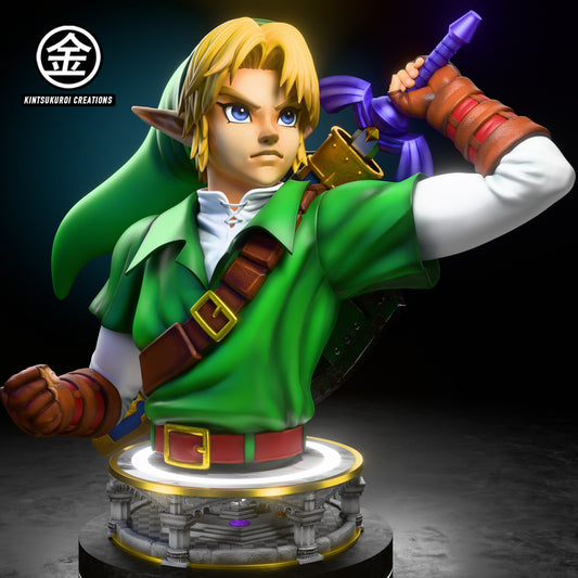 The Legend of Zelda - Kintsukuroi Creations 1:1 Link Bust