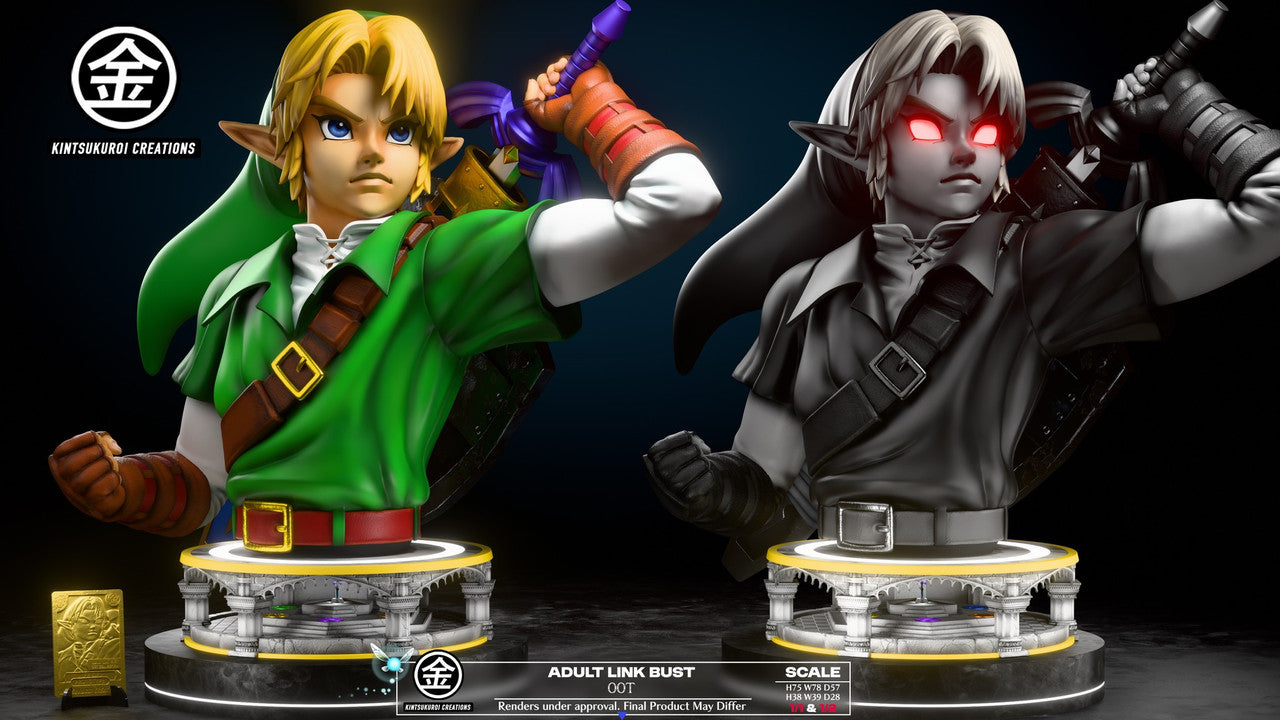 The Legend of Zelda - Kintsukuroi Creations 1:1 Link Bust