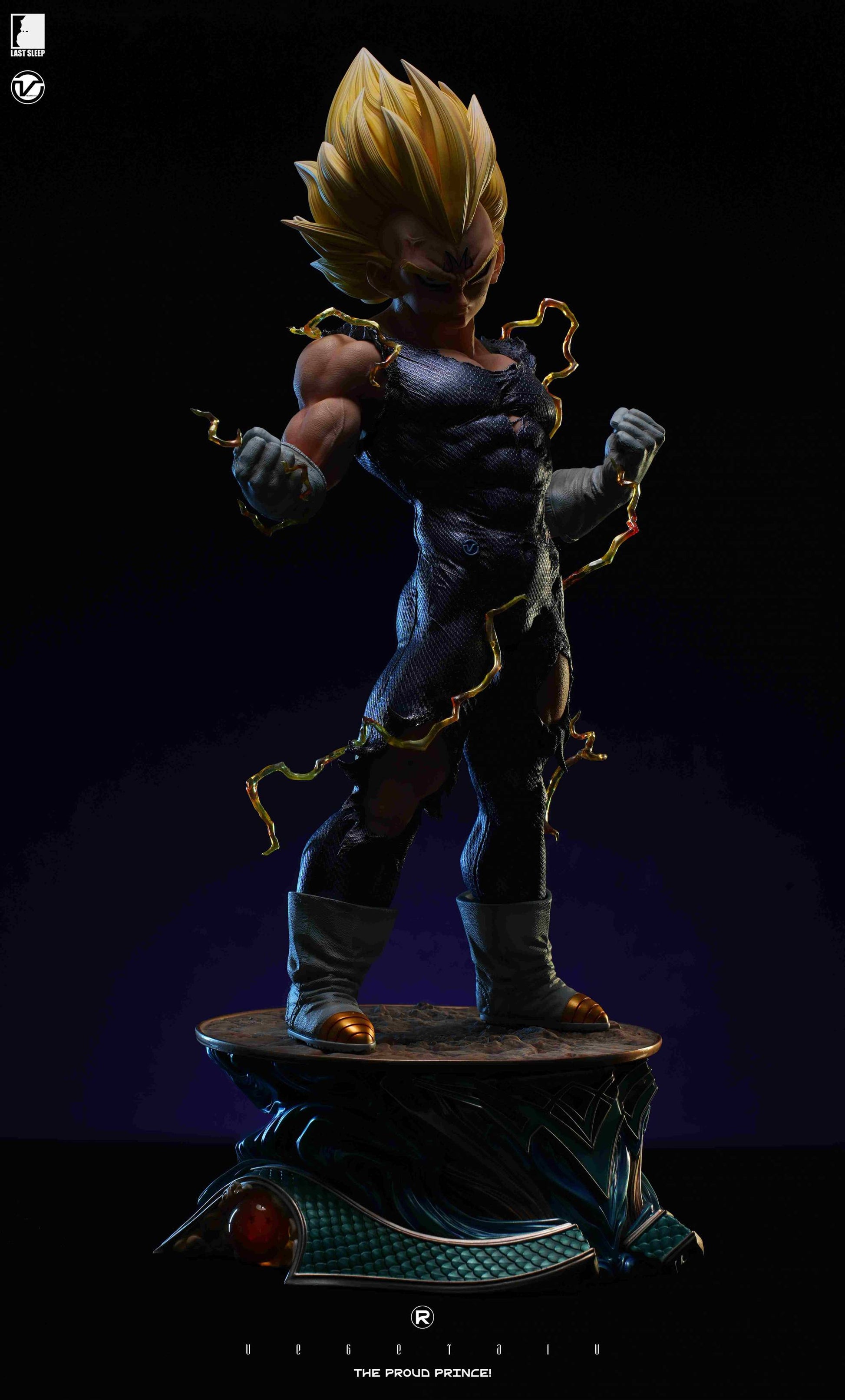 Last Sleep Studio Majin Vegeta resin statue