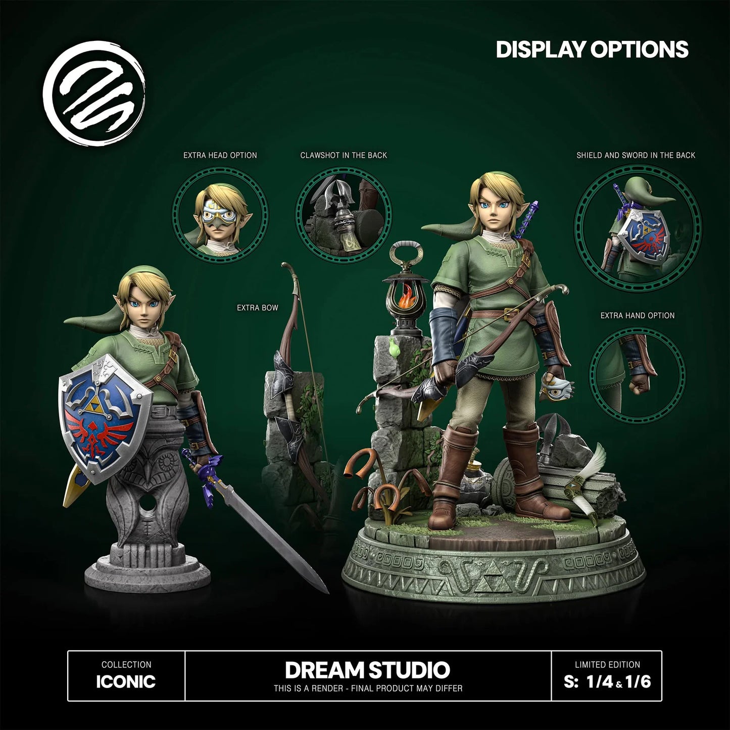 The Legend of Zelda - Dream Studio Link Hero Of Twilight