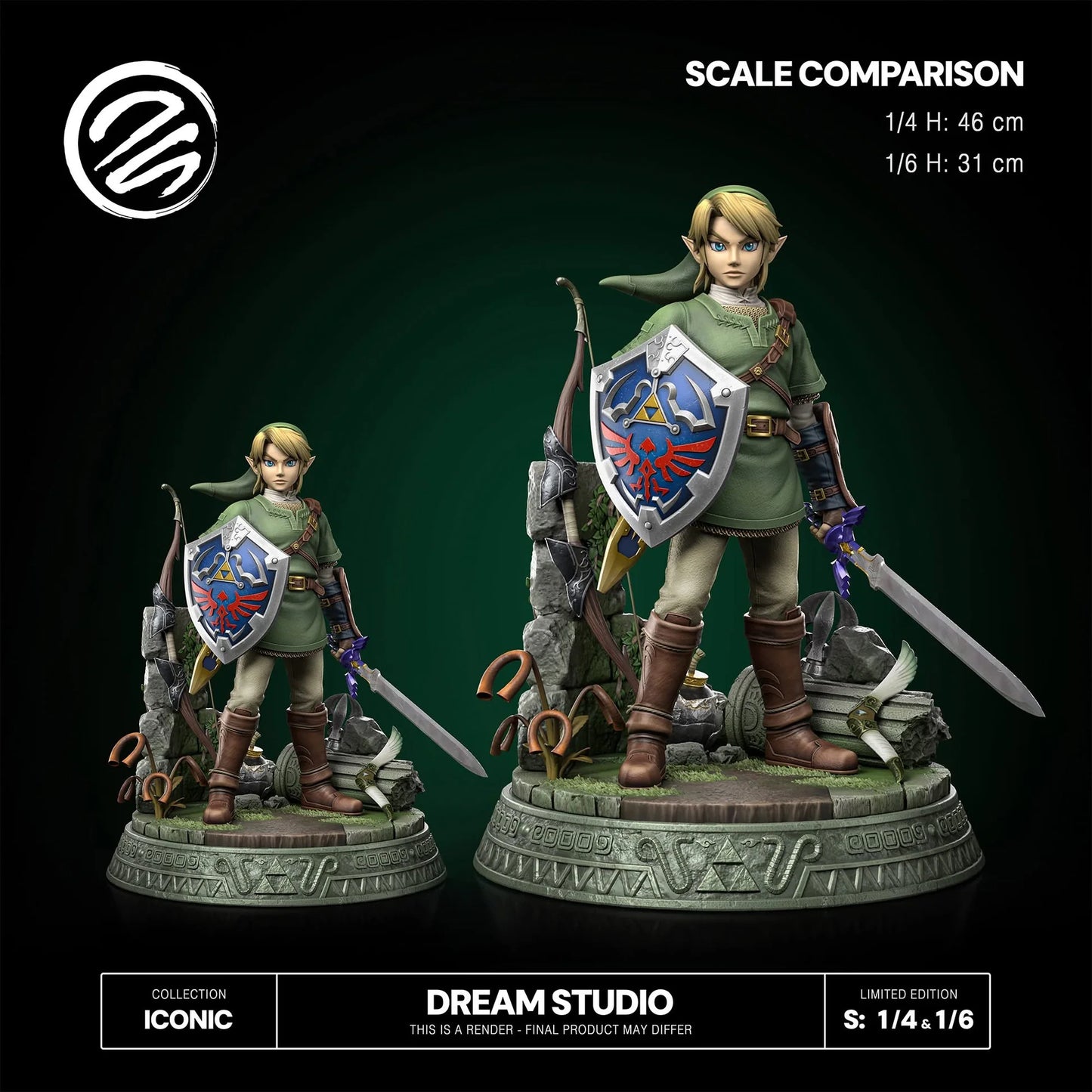 The Legend of Zelda - Dream Studio Link Hero Of Twilight